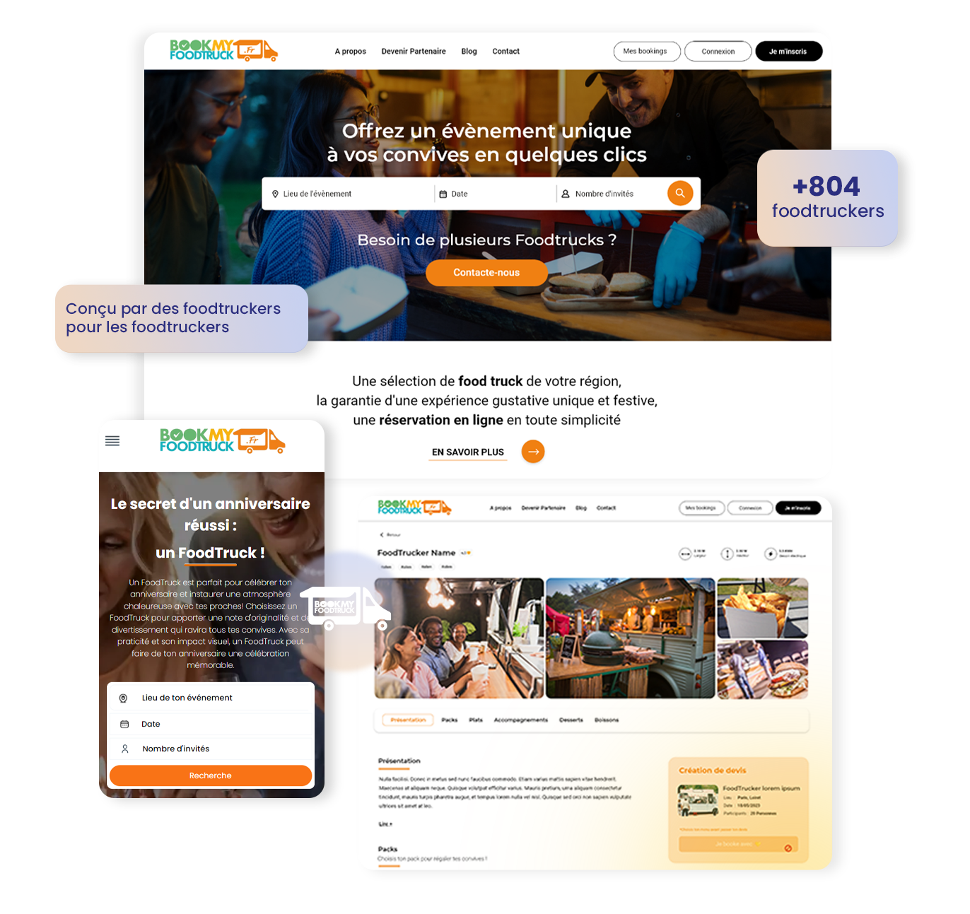 site BookMyFoodTruck