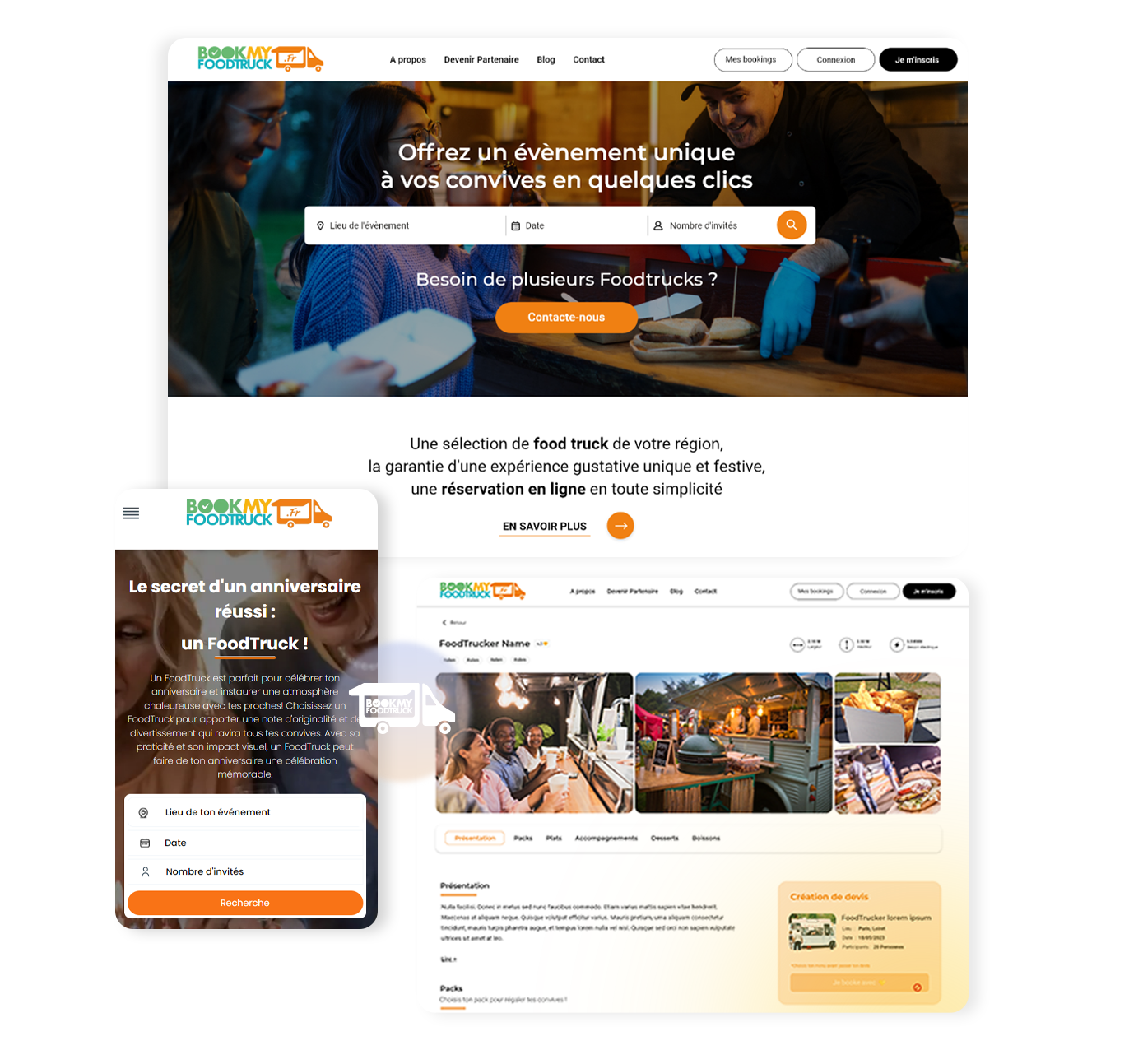 site BookMyFoodTruck
